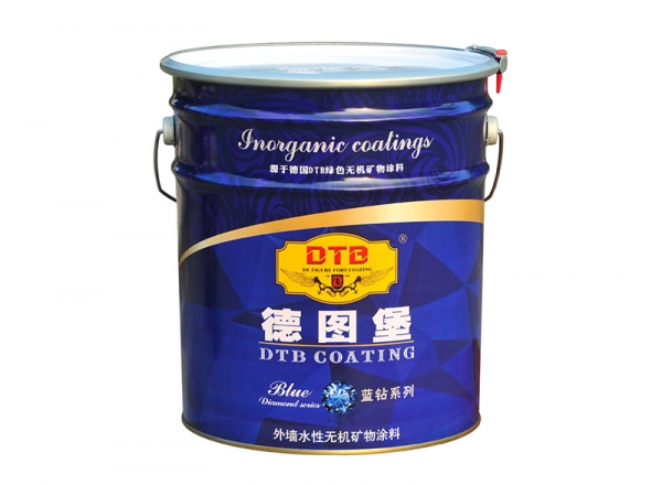  Waterborne inorganic mineral coating for exterior wall